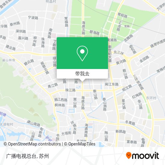 广播电视总台地图