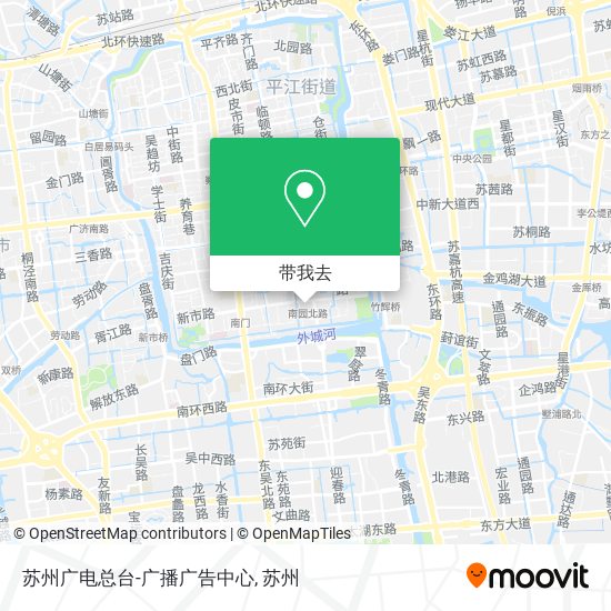 苏州广电总台-广播广告中心地图