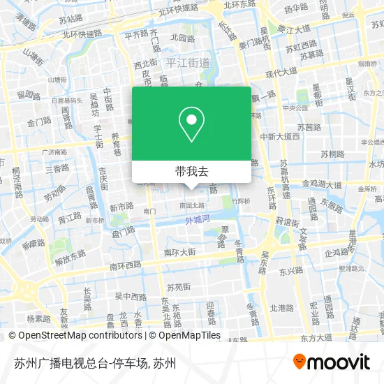 苏州广播电视总台-停车场地图