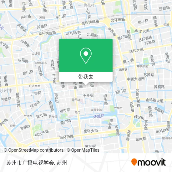苏州市广播电视学会地图