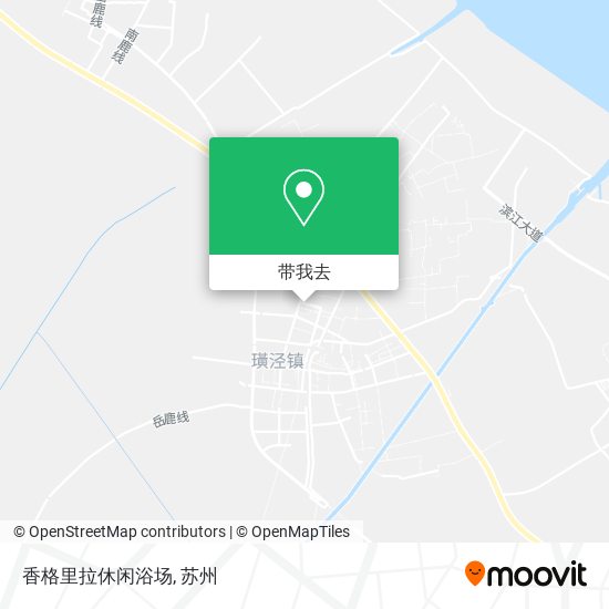 香格里拉休闲浴场地图