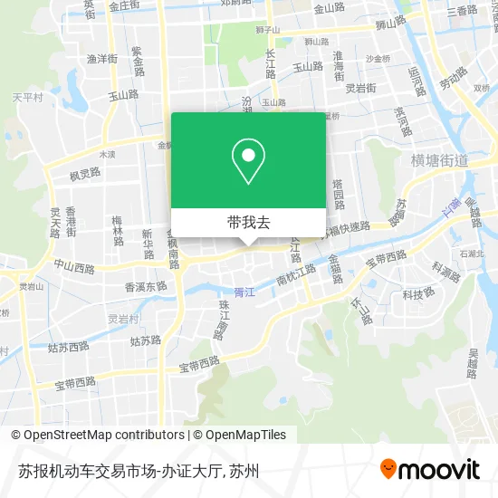 苏报机动车交易市场-办证大厅地图