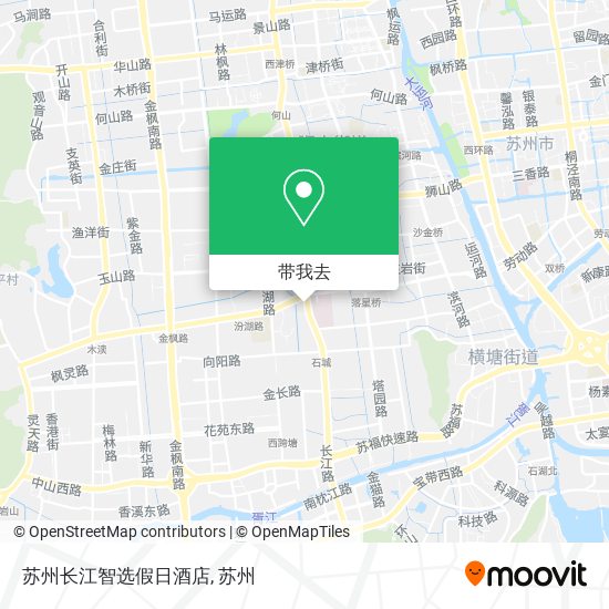 苏州长江智选假日酒店地图