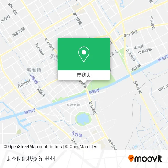 太仓世纪苑诊所地图
