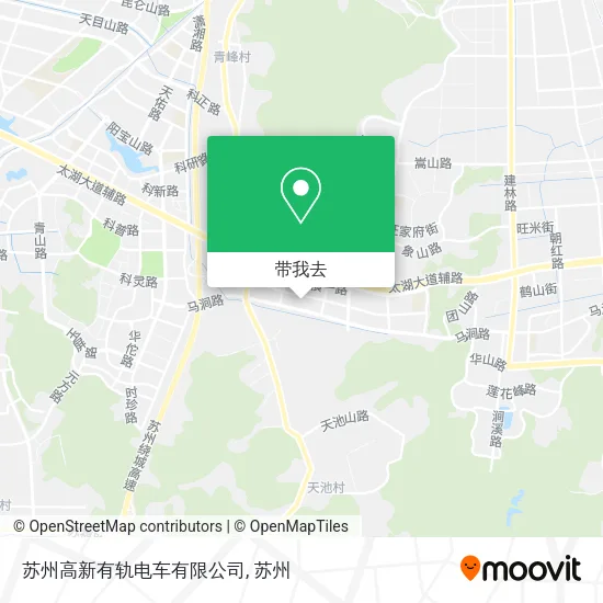 苏州高新有轨电车有限公司地图