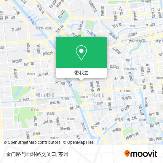 金门路与西环路交叉口地图