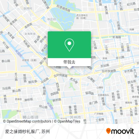 爱之缘婚纱礼服厂地图