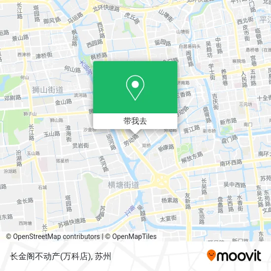 长金阁不动产(万科店)地图