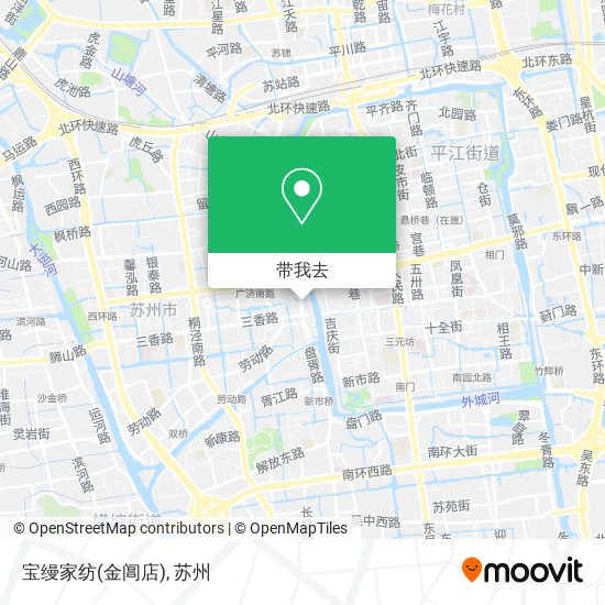 宝缦家纺(金阊店)地图