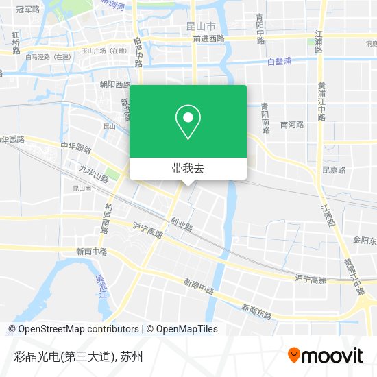 彩晶光电(第三大道)地图