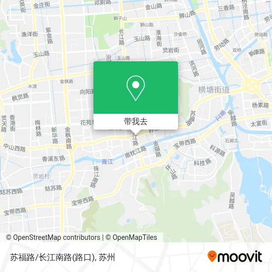 苏福路/长江南路(路口)地图