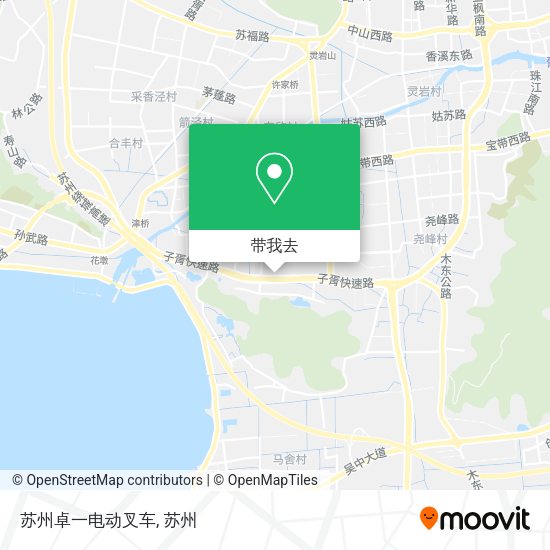苏州卓一电动叉车地图