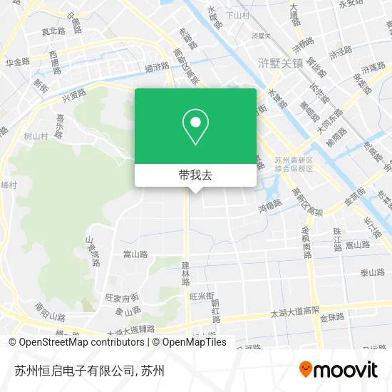 苏州恒启电子有限公司地图
