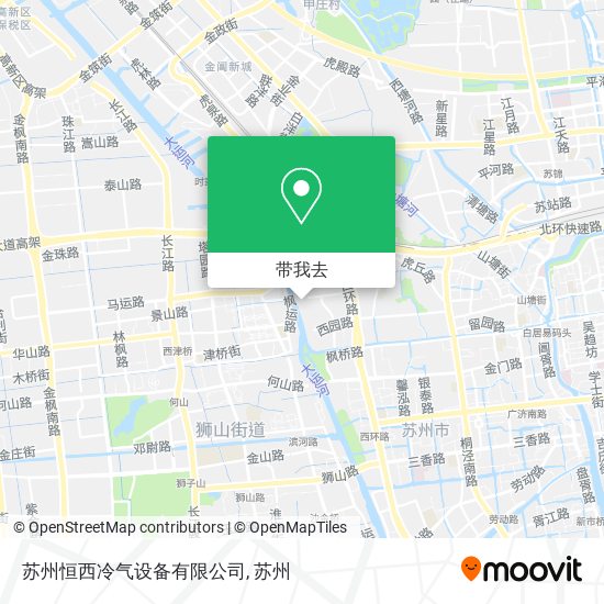 苏州恒西冷气设备有限公司地图