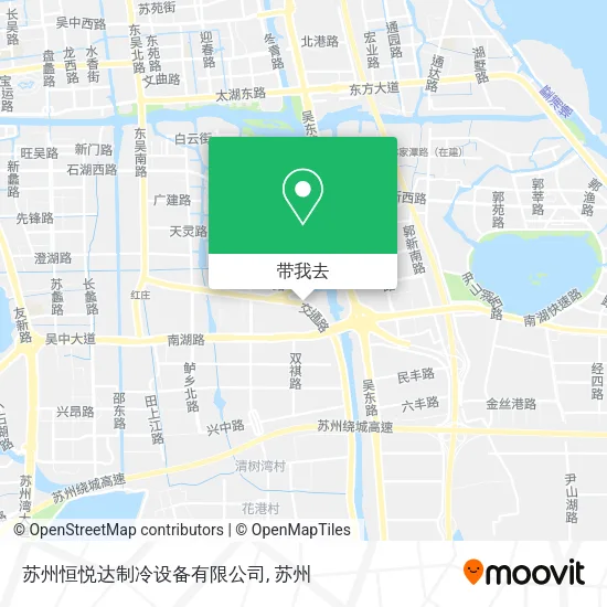 苏州恒悦达制冷设备有限公司地图