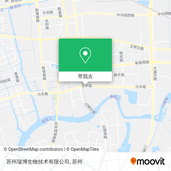 苏州瑞博生物技术有限公司地图