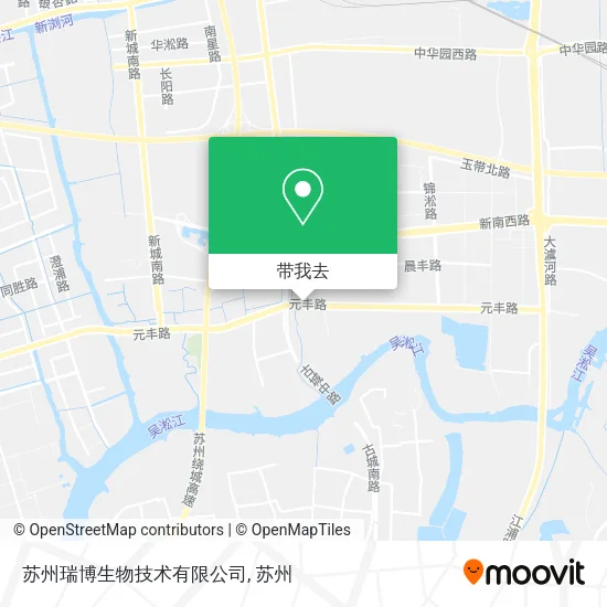 苏州瑞博生物技术有限公司地图