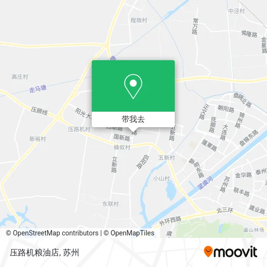 压路机粮油店地图
