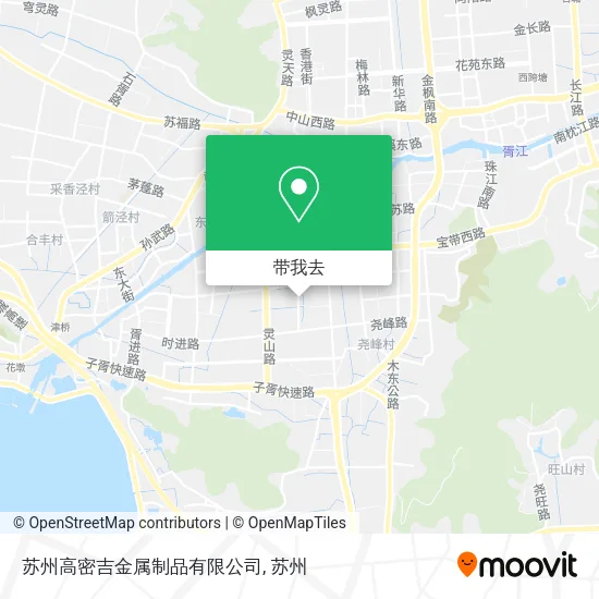 苏州高密吉金属制品有限公司地图