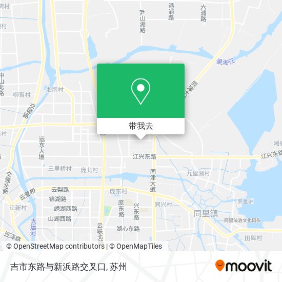 吉市东路与新浜路交叉口地图