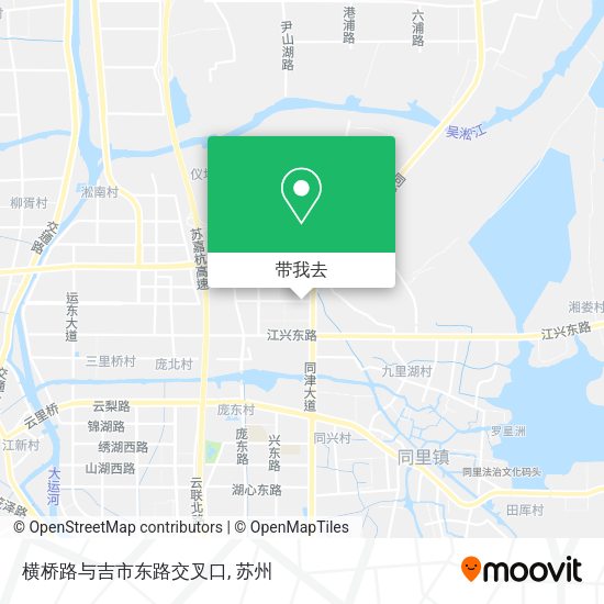 横桥路与吉市东路交叉口地图