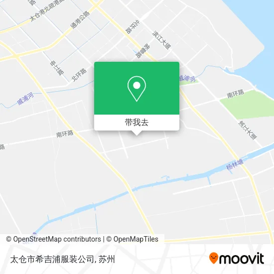 太仓市希吉浦服装公司地图