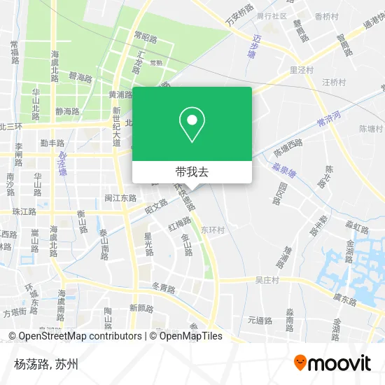 杨荡路地图