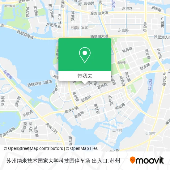 苏州纳米技术国家大学科技园停车场-出入口地图