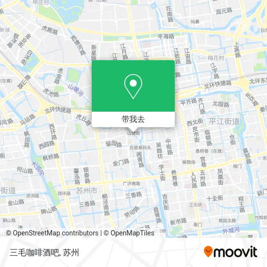 三毛咖啡酒吧地图