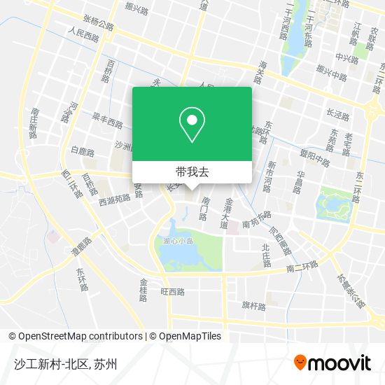 沙工新村-北区地图