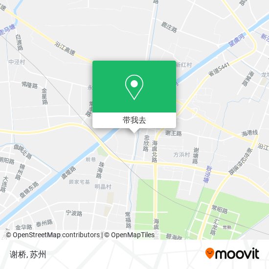 谢桥地图