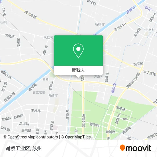 谢桥工业区地图