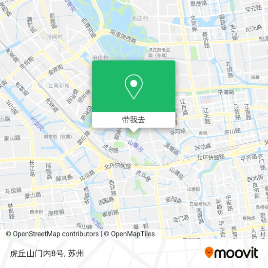 虎丘山门内8号地图