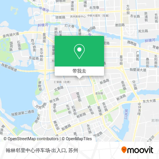 翰林邻里中心停车场-出入口地图