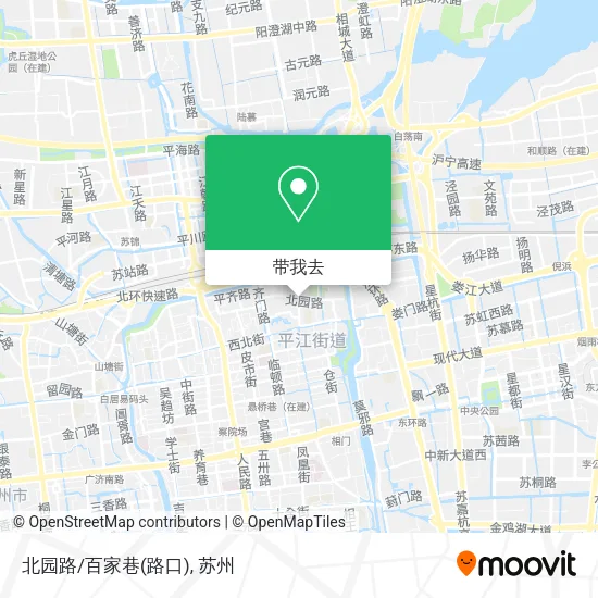 北园路/百家巷(路口)地图