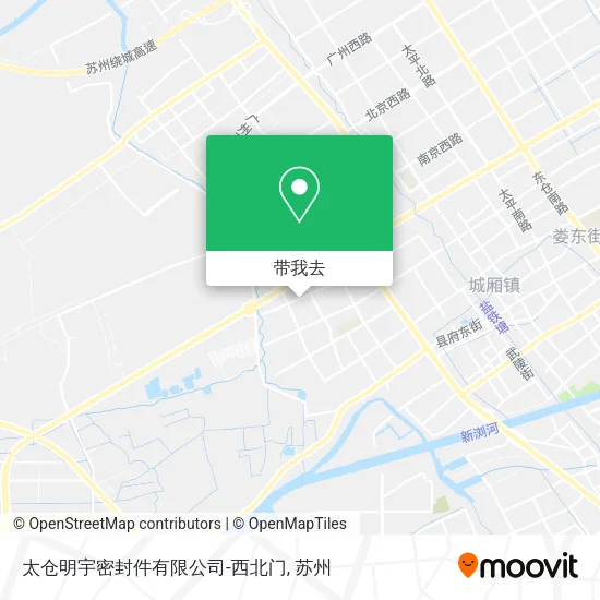 太仓明宇密封件有限公司-西北门地图