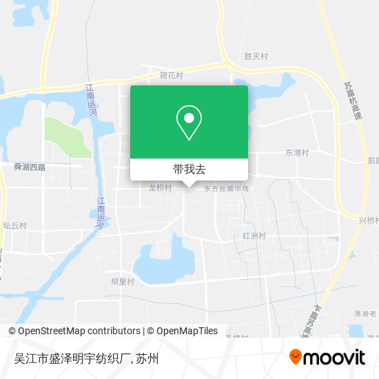 吴江市盛泽明宇纺织厂地图