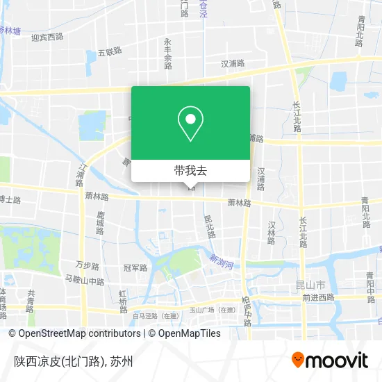 陕西凉皮(北门路)地图