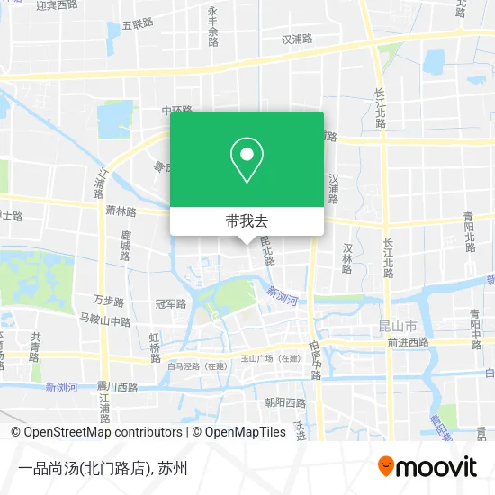 一品尚汤(北门路店)地图
