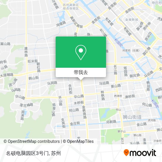 名硕电脑园区3号门地图
