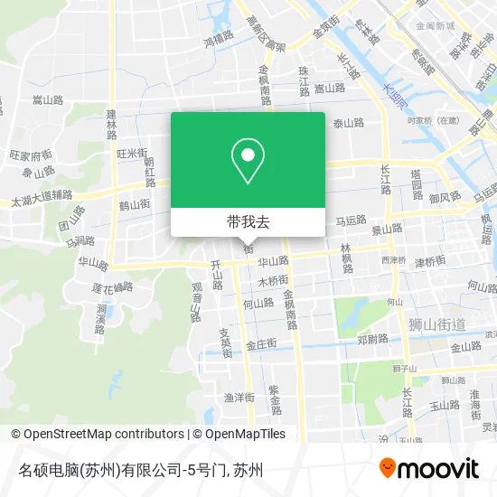 名硕电脑(苏州)有限公司-5号门地图