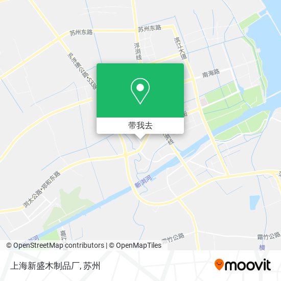 上海新盛木制品厂地图