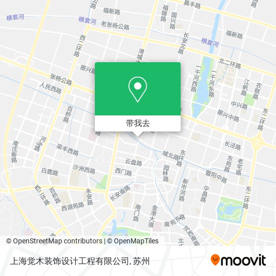 上海觉木装饰设计工程有限公司地图