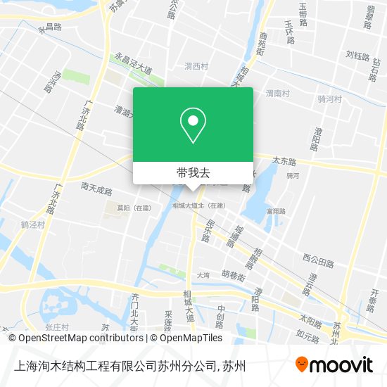 上海洵木结构工程有限公司苏州分公司地图