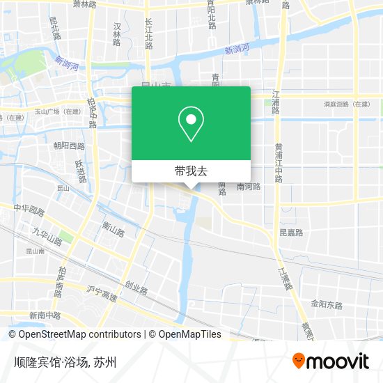 顺隆宾馆·浴场地图