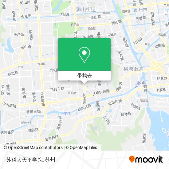 苏科大天平学院地图
