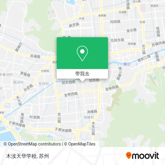 木渎天华学校地图