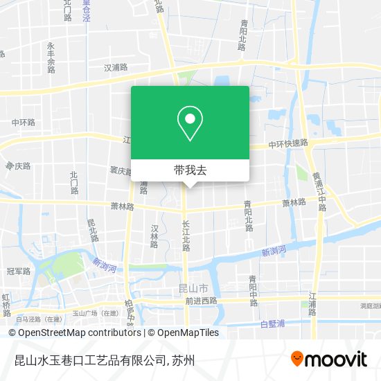 昆山水玉巷口工艺品有限公司地图