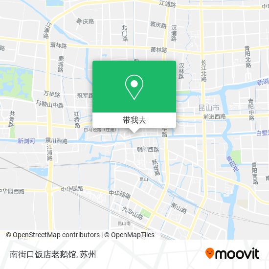 南街口饭店老鹅馆地图
