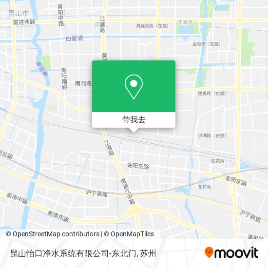 昆山怡口净水系统有限公司-东北门地图